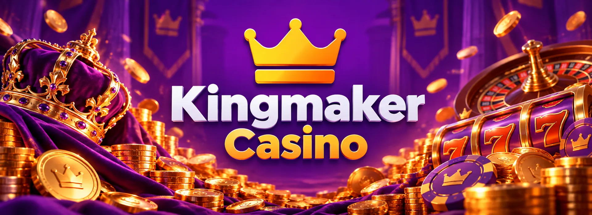 Kingmaker Casino Willkommensbonus 500 Euro und 50 Freispiele am Royal Fortune Wheel